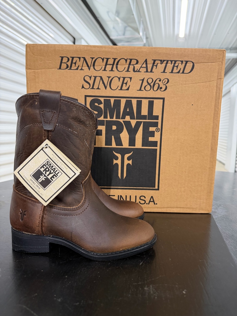 Frye NEW Youth Vintage Small Frye Pull On Boots Size 11.5 #267207